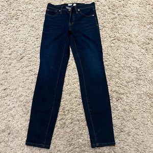 Women’s Madewell 9” High Rise Skinny Jeans 26 - Women's Dark Wash